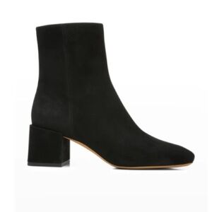 Vince Kaye Suede Zip Booties